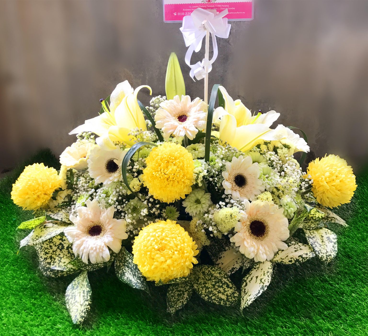 Condolence Arrangement 2 (Table/Coffin) - Image 2