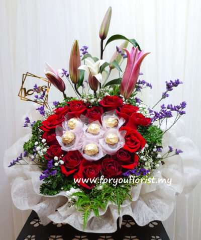 Chocolate Box 16 - Foryou Flowers, Penang Florist