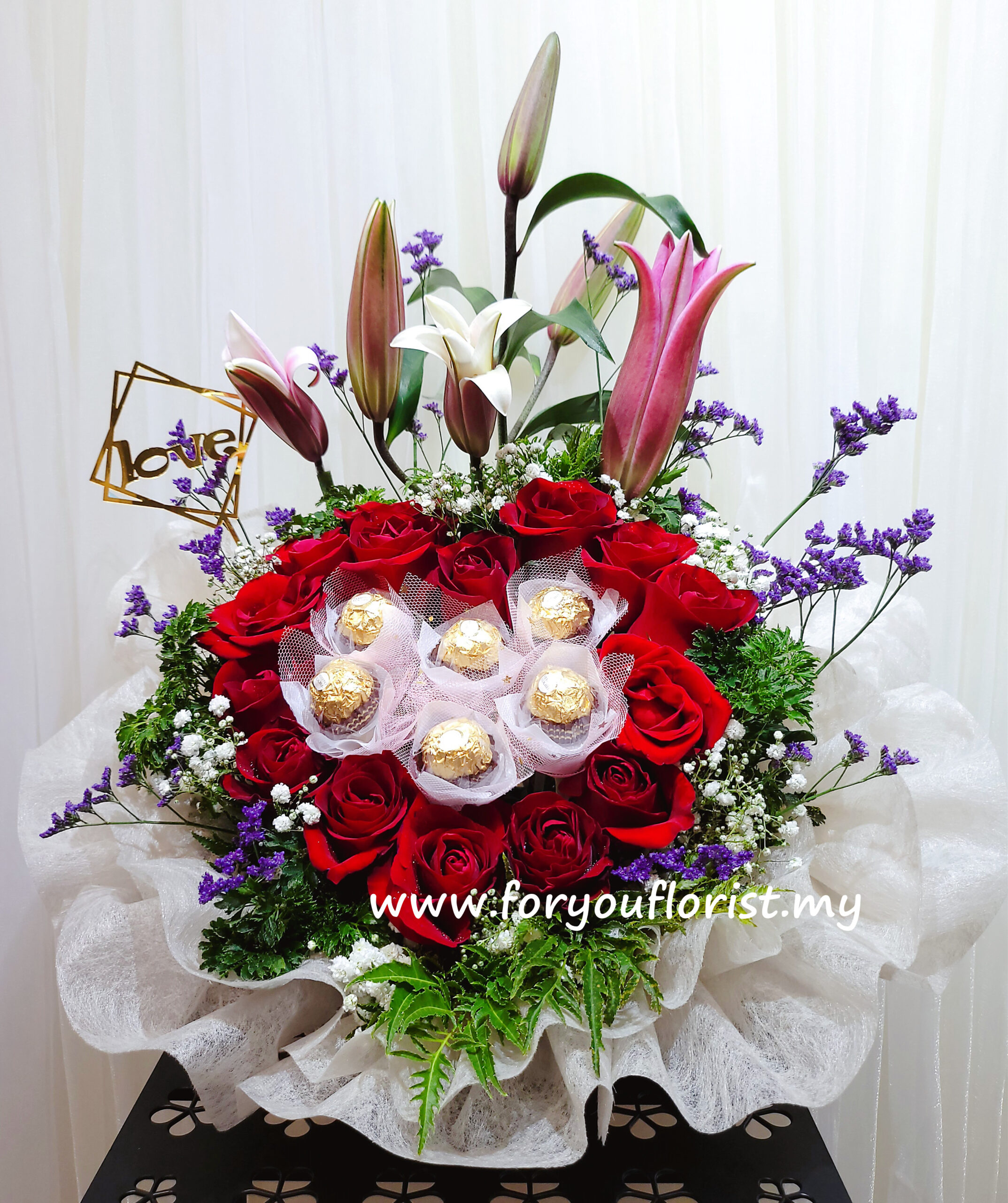 Chocolate Bouquet 4 - Foryou Flowers, Penang Florist