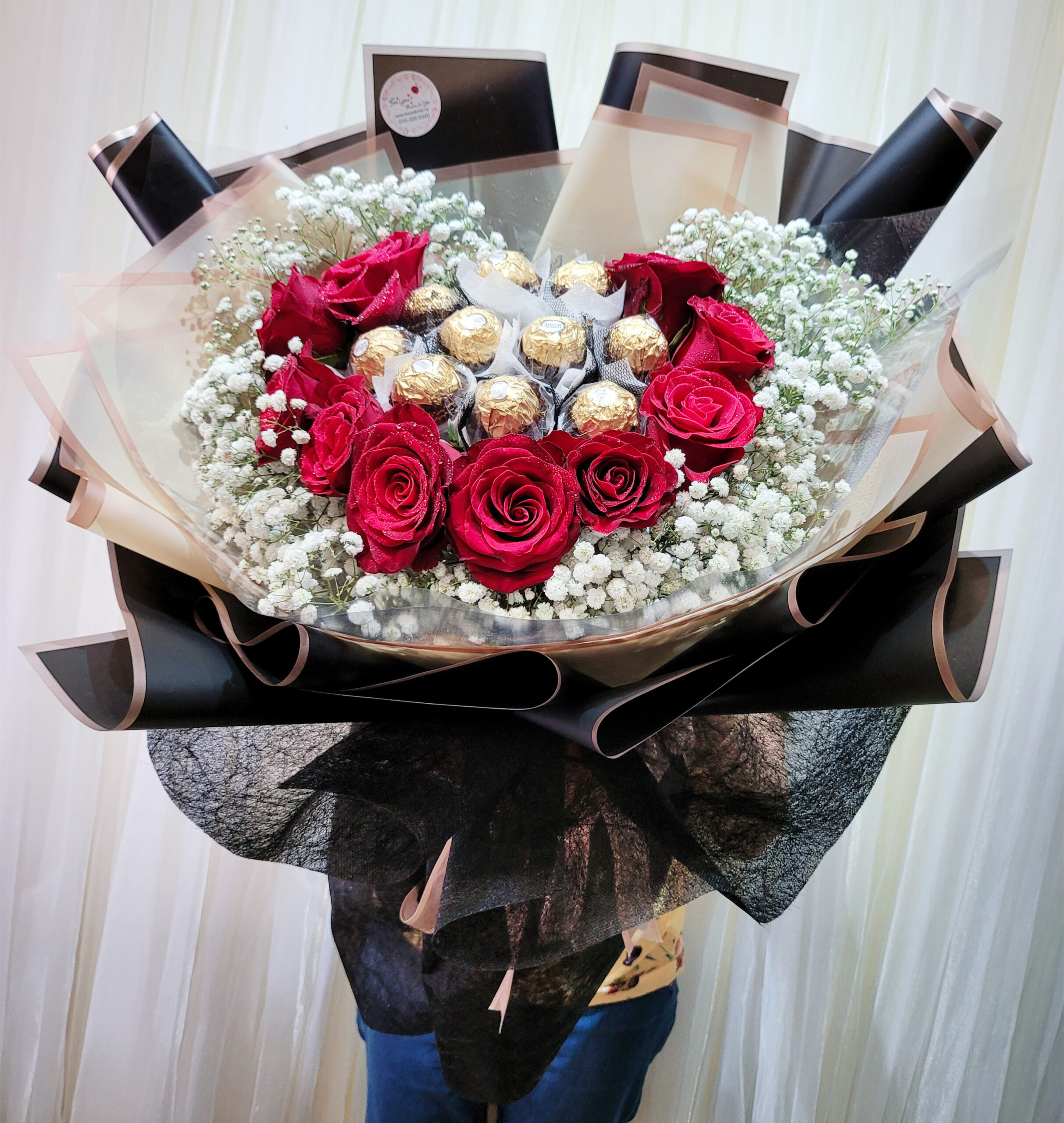 Bouquet 200 - Rose Chocolate billede billede