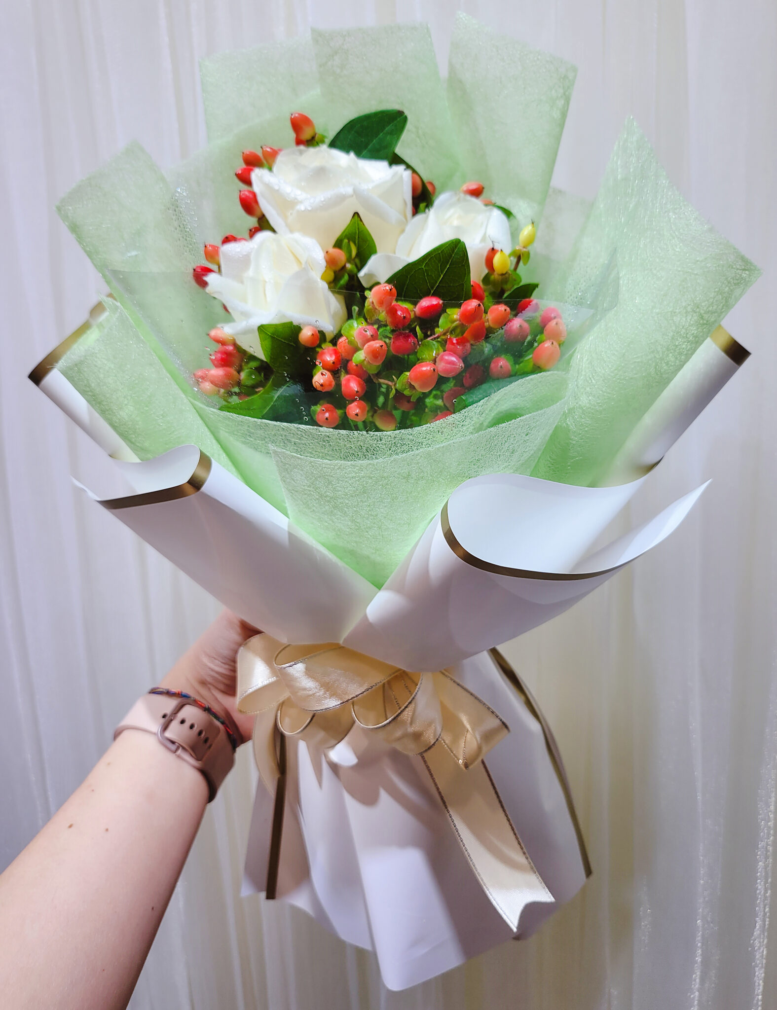 Bouquet S10 - White Rose