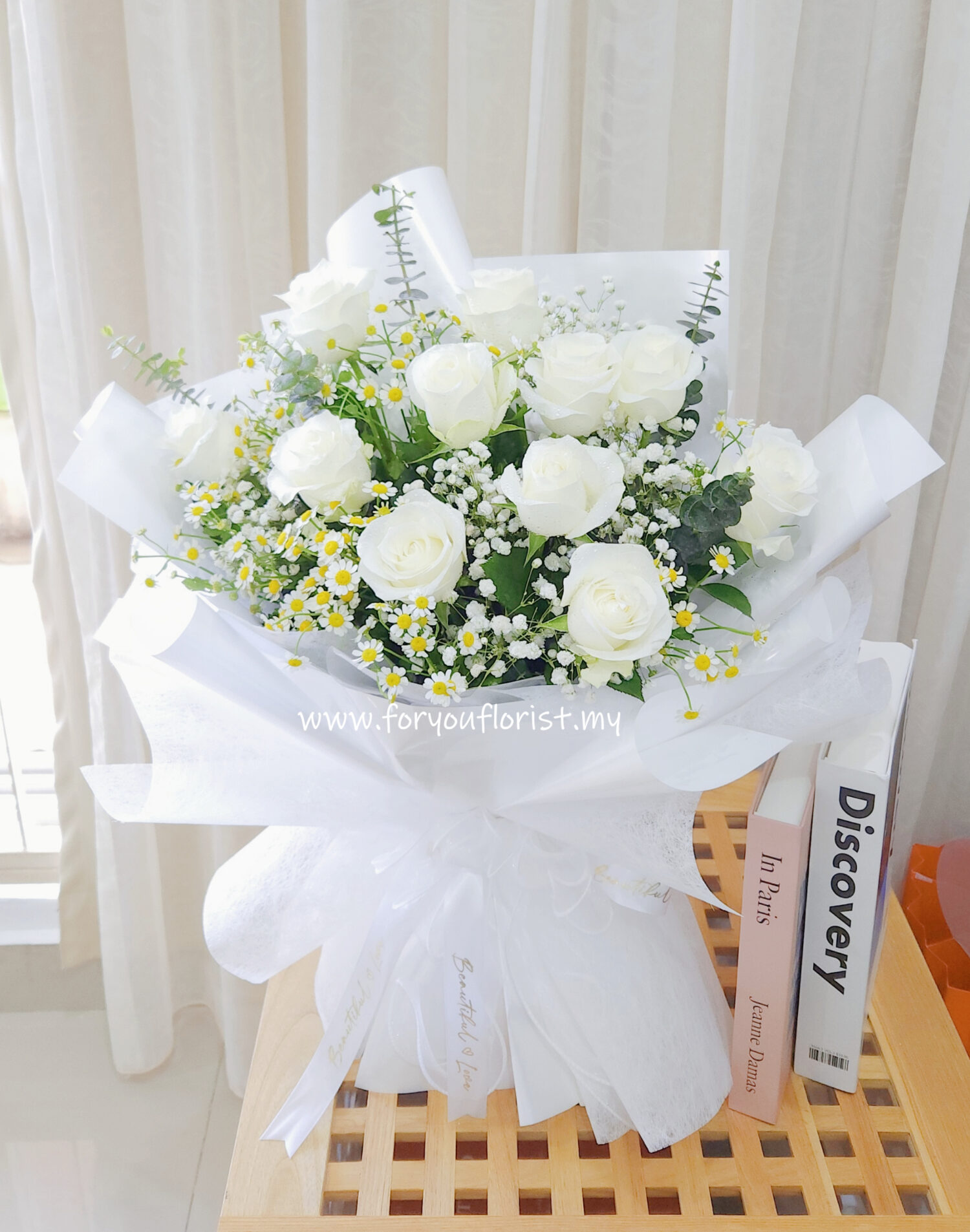 Bouquet 045 - White Rose
