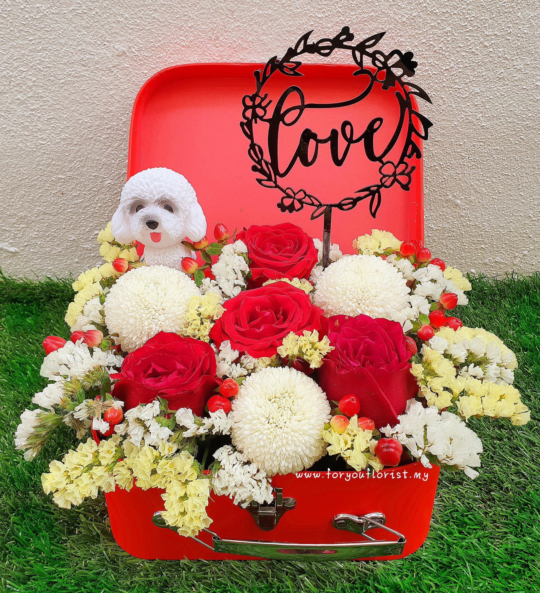 Dog Flower Box