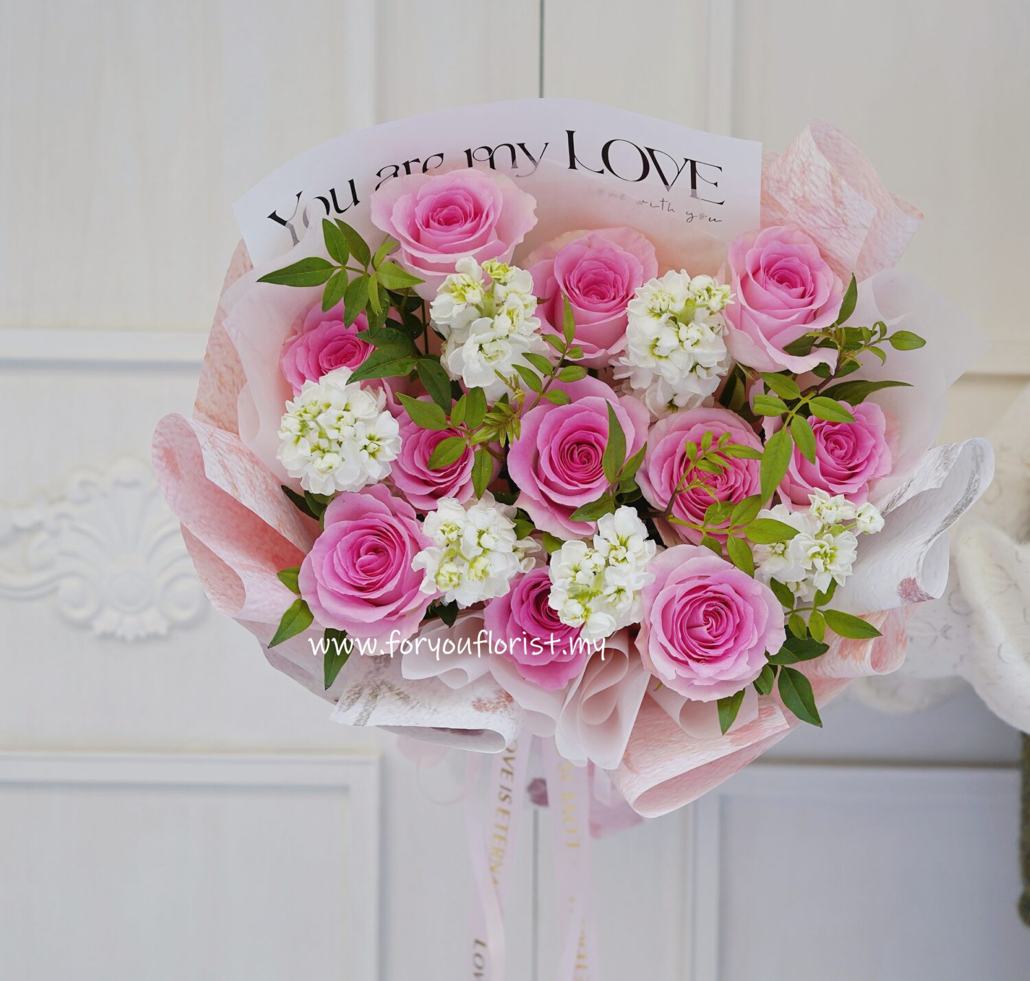 Bouquet 078 - Rose Pink - Image 2