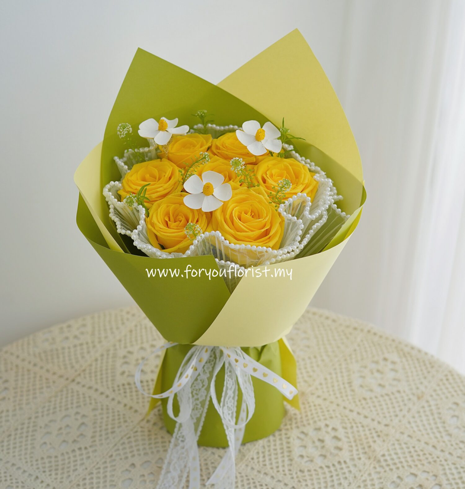 Bouquet 176 - Yellow Rose