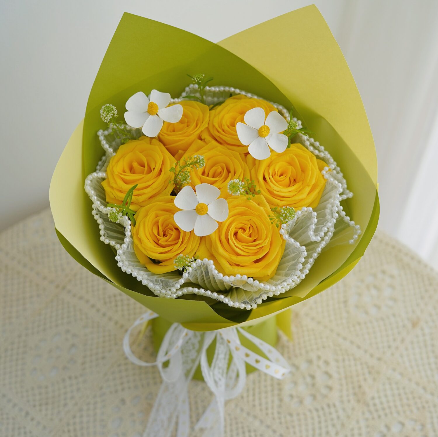 Bouquet 176 - Yellow Rose - Image 2