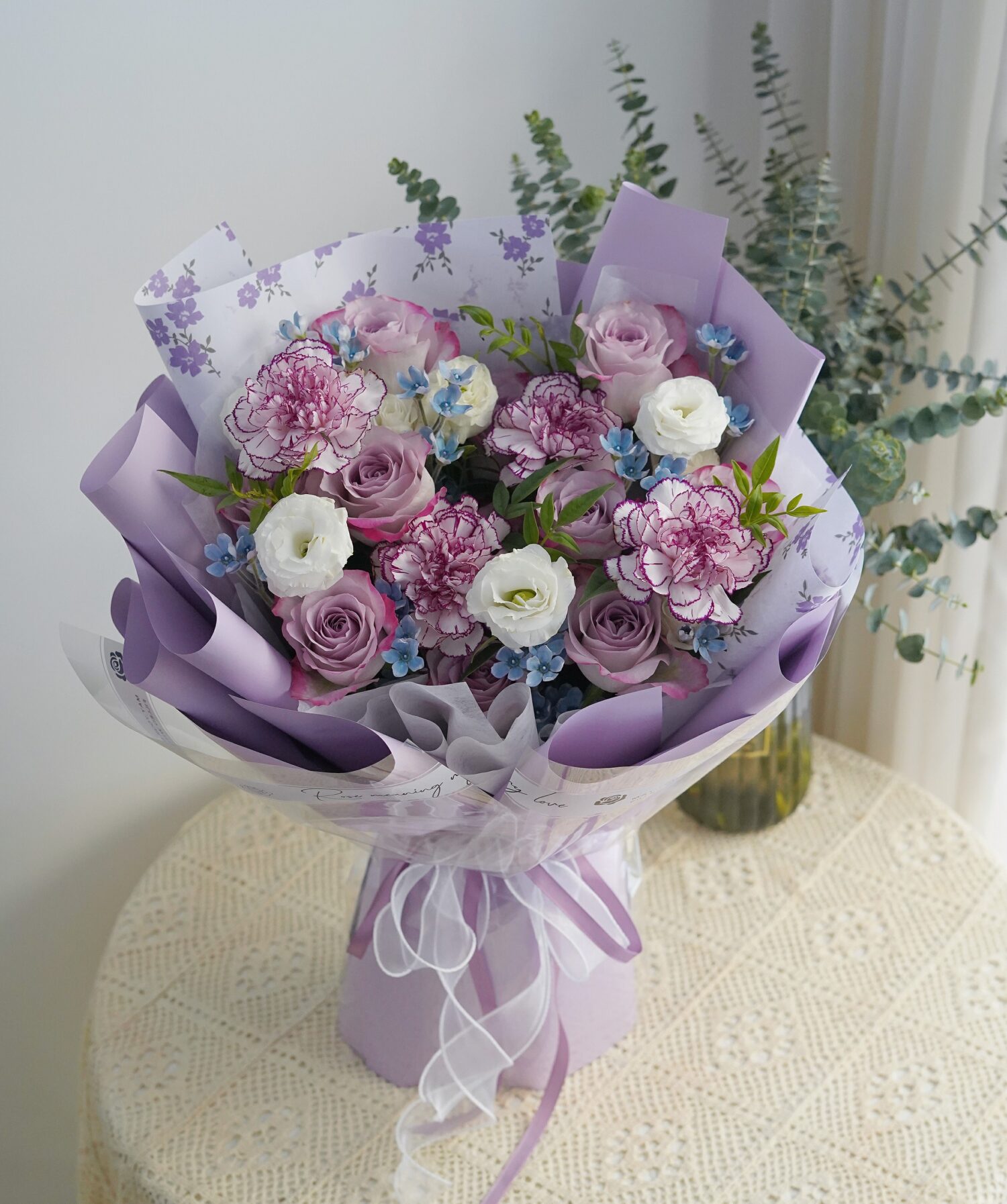 Bouquet 116 - Purple Rose