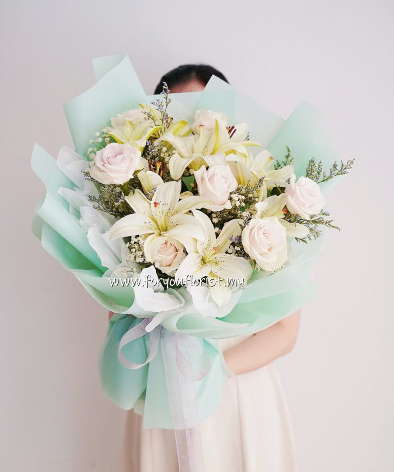 Bouquet 151 - Lily Pink Rose