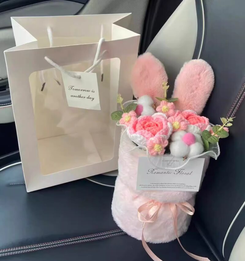 Knit Pink Rabbit