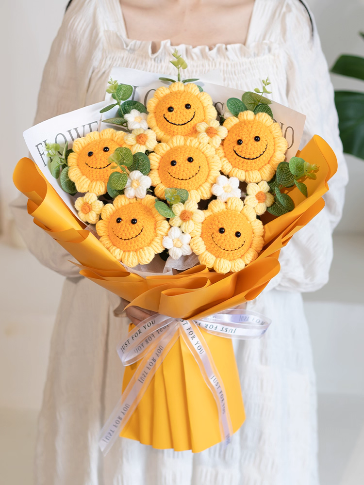 Knit Everlasting 6Sunflowers Face