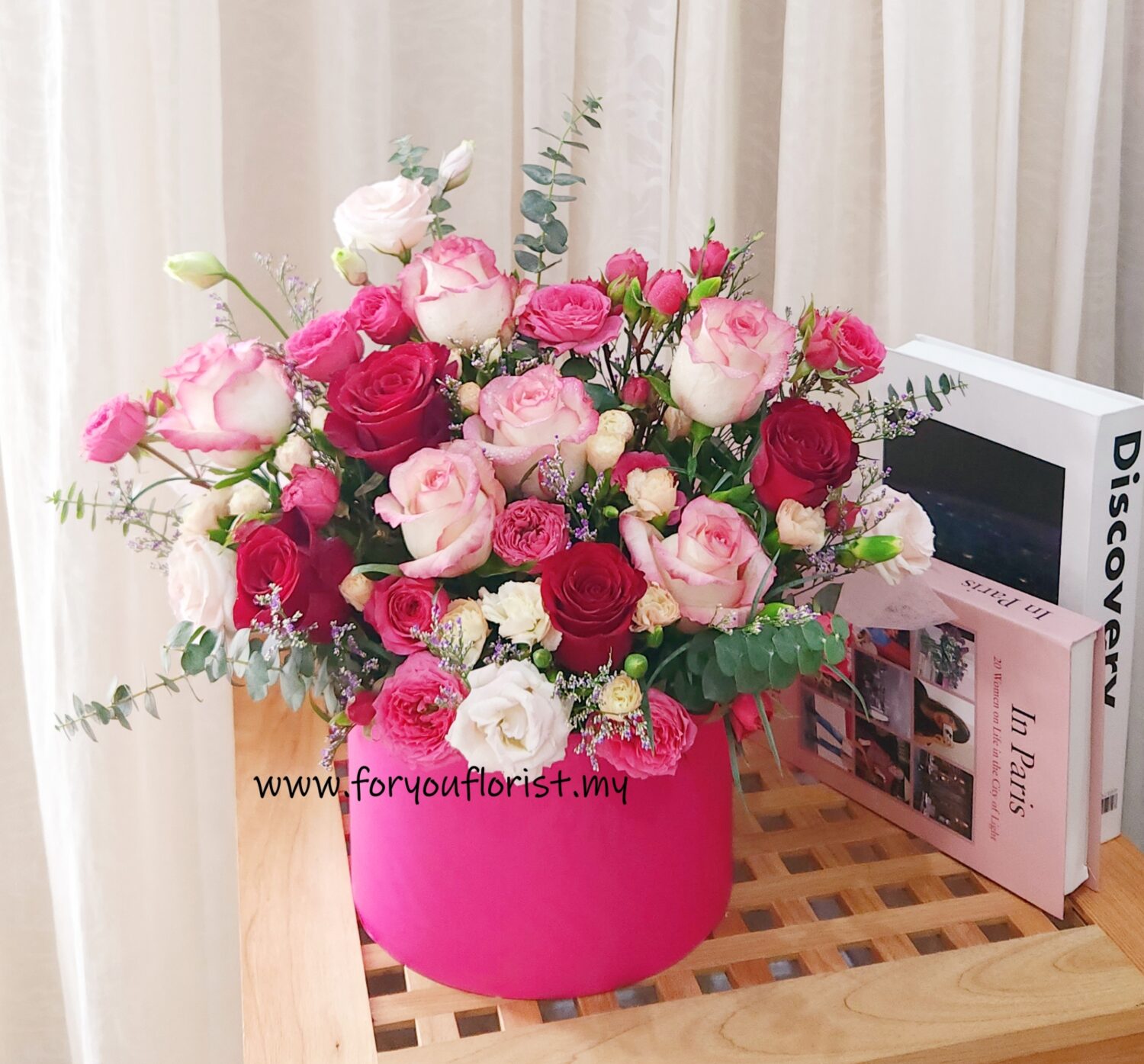 Pink Theme Rose Box