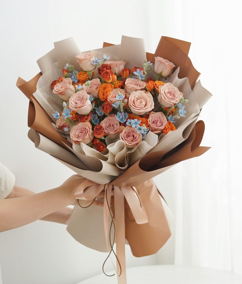 Bouquet 241 - Rose Cappucino