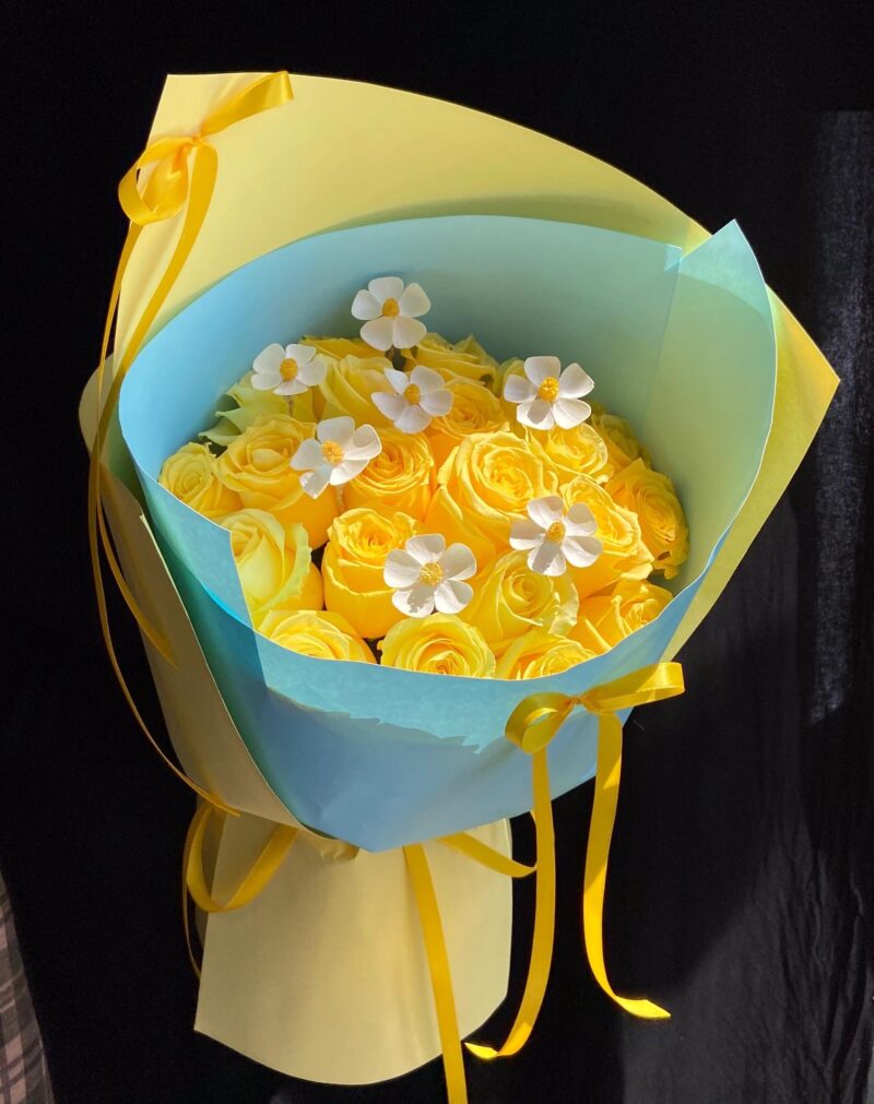 Bouquet 247 - 20 Yellow Rose