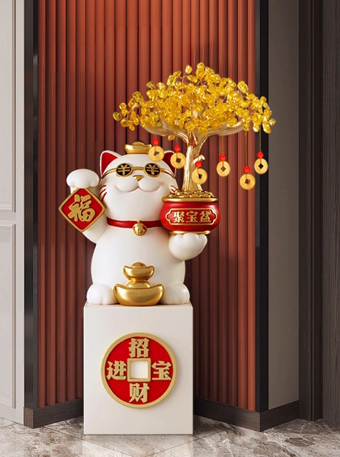 Big Fortune Cat with Sunglass