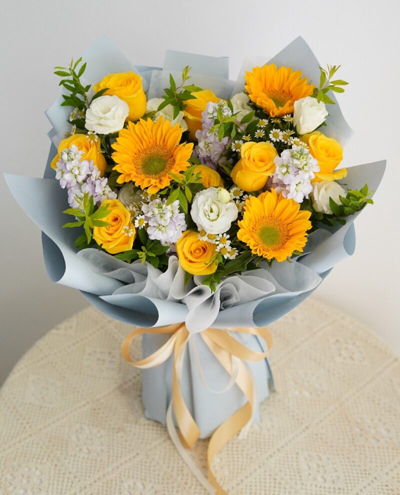 Bouquet 075 - Sunflower Rose
