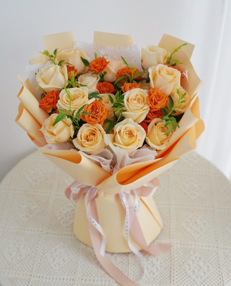 Bouquet 079 - Champagne Rose