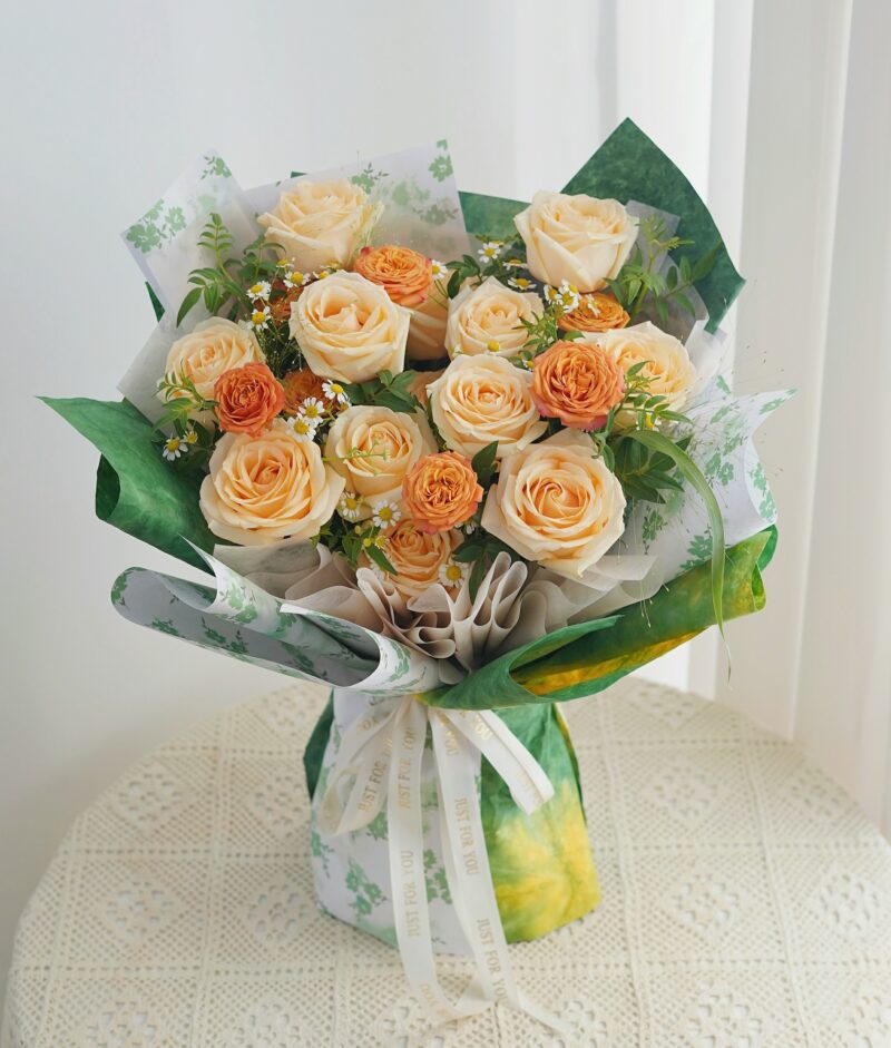 Bouquet 086 - Champagne Rose