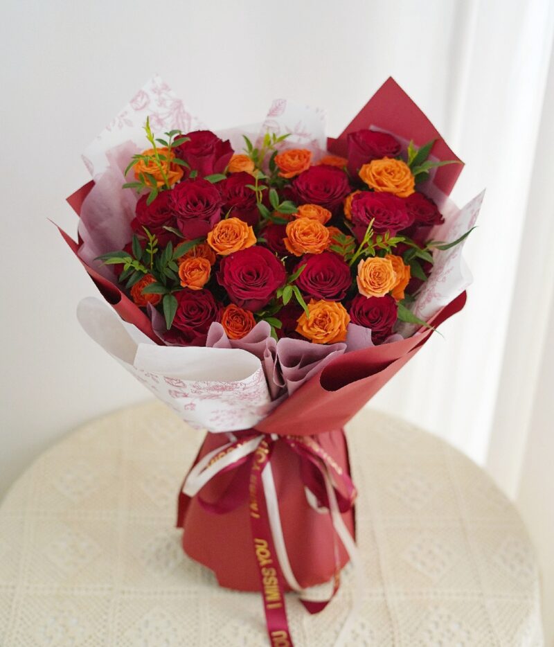 Bouquet 088 - Red Rose