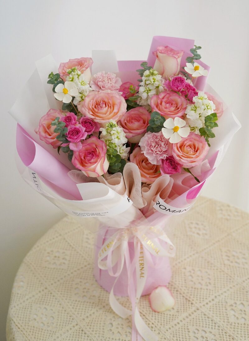 Bouquet 091 - Pink Rose