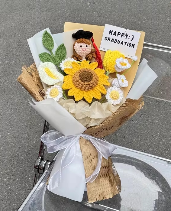 Graduation Knit GIRL Sunflower