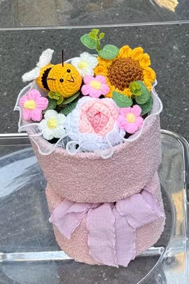 Bee Knit Round Wrapping